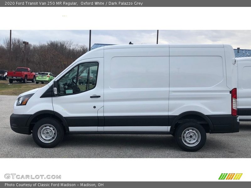 Oxford White / Dark Palazzo Grey 2020 Ford Transit Van 250 MR Regular