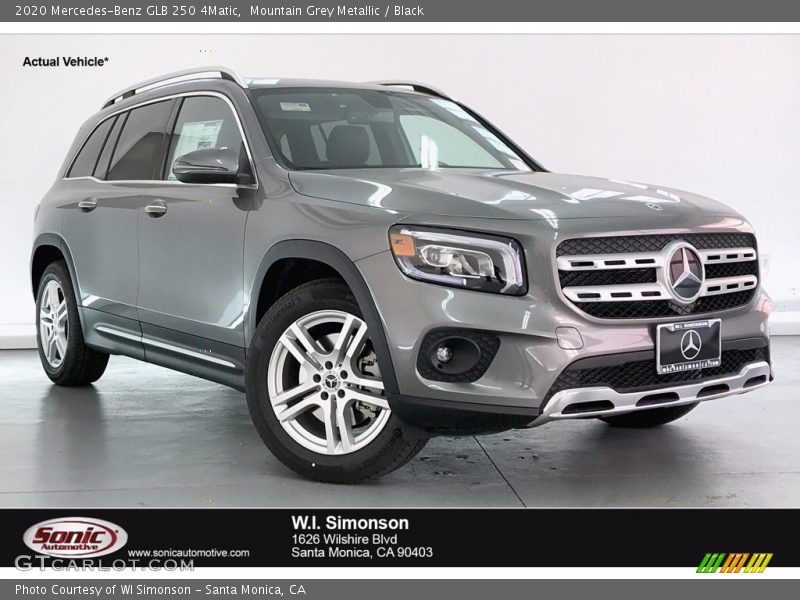 Mountain Grey Metallic / Black 2020 Mercedes-Benz GLB 250 4Matic