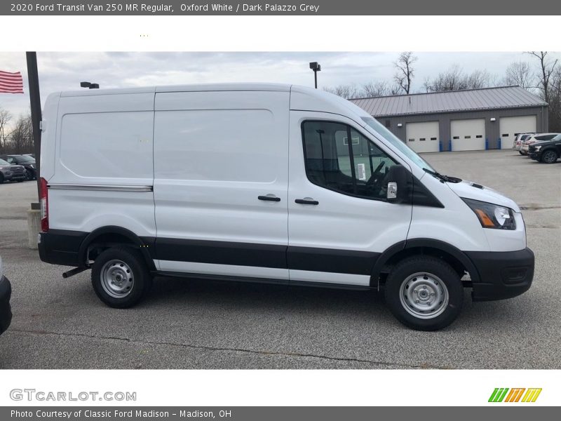 Oxford White / Dark Palazzo Grey 2020 Ford Transit Van 250 MR Regular