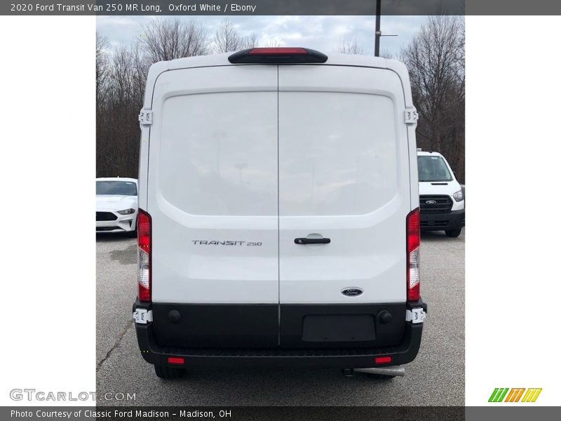 Oxford White / Ebony 2020 Ford Transit Van 250 MR Long