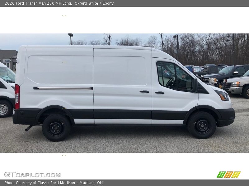 Oxford White / Ebony 2020 Ford Transit Van 250 MR Long