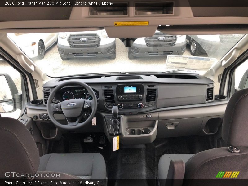 Oxford White / Ebony 2020 Ford Transit Van 250 MR Long