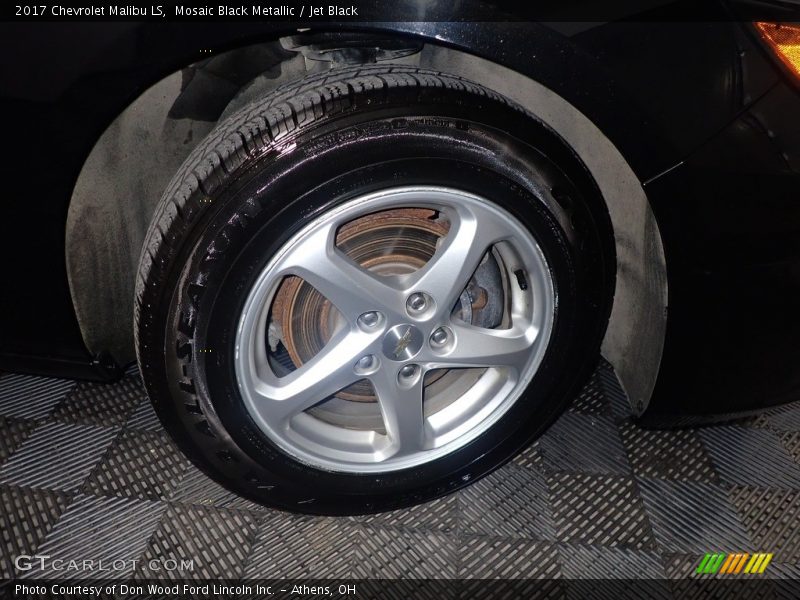 Mosaic Black Metallic / Jet Black 2017 Chevrolet Malibu LS