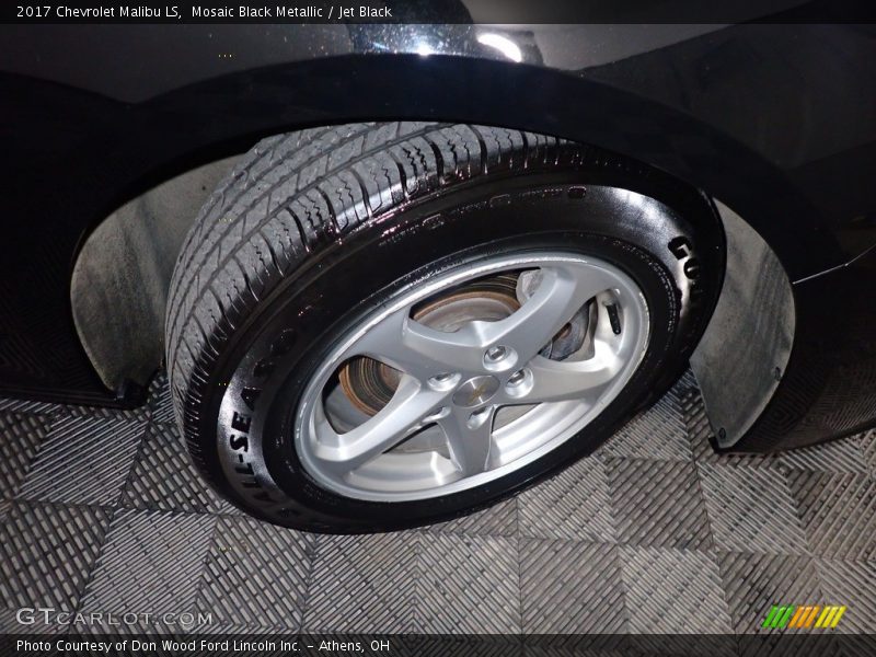 Mosaic Black Metallic / Jet Black 2017 Chevrolet Malibu LS