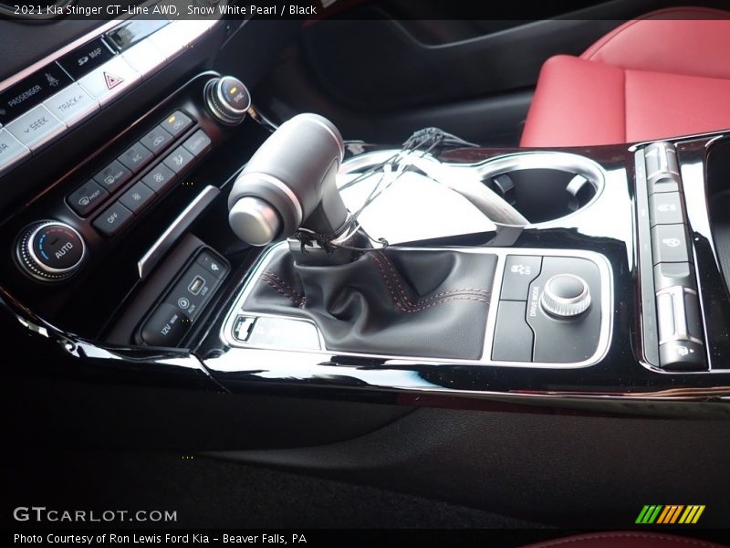 Snow White Pearl / Black 2021 Kia Stinger GT-Line AWD