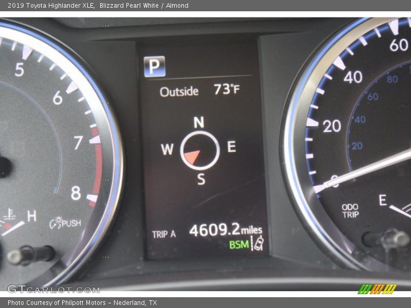 Blizzard Pearl White / Almond 2019 Toyota Highlander XLE