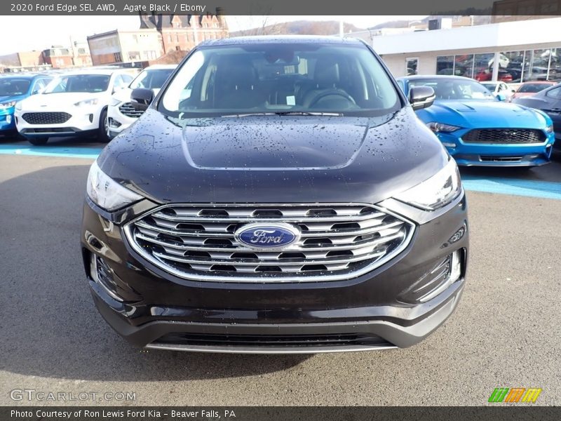 Agate Black / Ebony 2020 Ford Edge SEL AWD