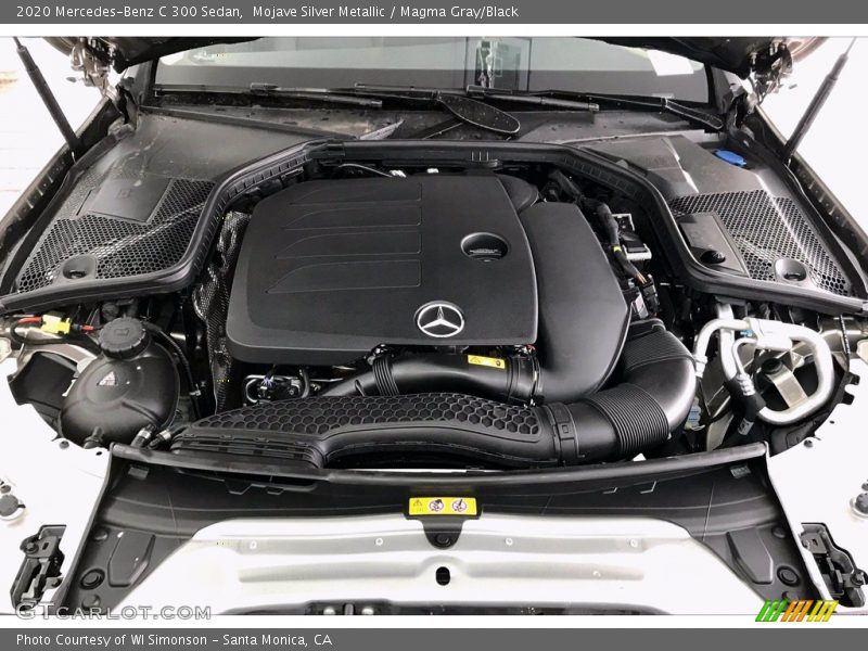 Mojave Silver Metallic / Magma Gray/Black 2020 Mercedes-Benz C 300 Sedan