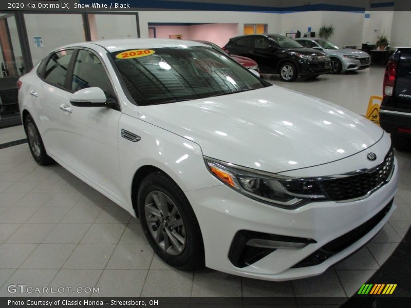 Snow White / Black 2020 Kia Optima LX