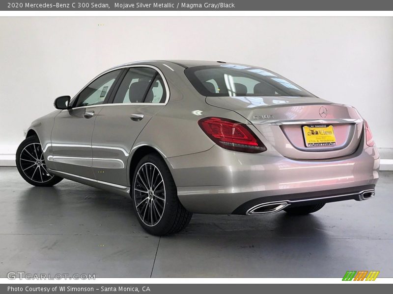 Mojave Silver Metallic / Magma Gray/Black 2020 Mercedes-Benz C 300 Sedan
