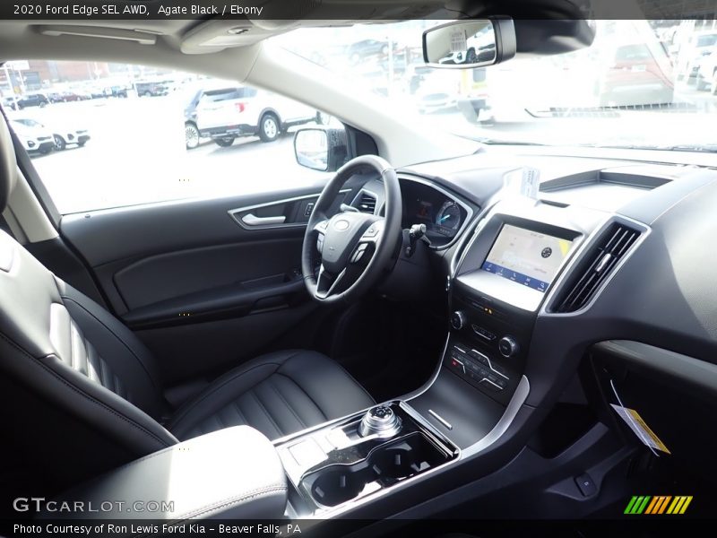 Agate Black / Ebony 2020 Ford Edge SEL AWD