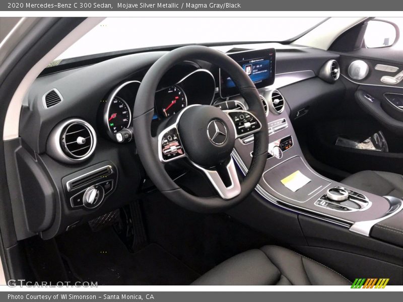 Mojave Silver Metallic / Magma Gray/Black 2020 Mercedes-Benz C 300 Sedan