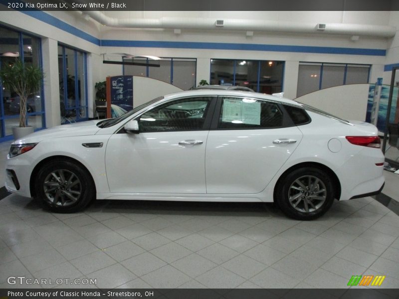 Snow White / Black 2020 Kia Optima LX