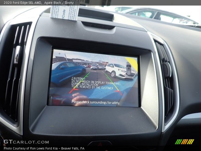 Agate Black / Ebony 2020 Ford Edge SEL AWD