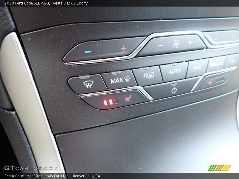 Agate Black / Ebony 2020 Ford Edge SEL AWD