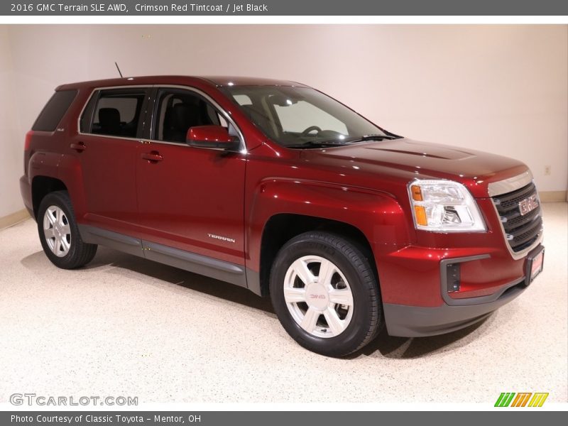 Crimson Red Tintcoat / Jet Black 2016 GMC Terrain SLE AWD