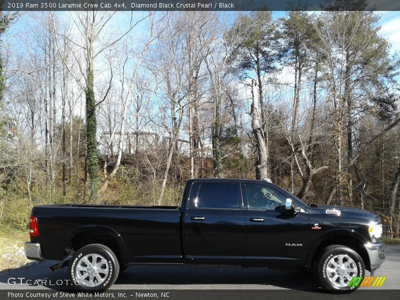  2019 3500 Laramie Crew Cab 4x4 Diamond Black Crystal Pearl