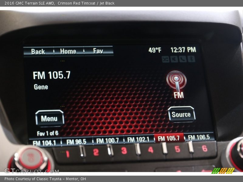 Crimson Red Tintcoat / Jet Black 2016 GMC Terrain SLE AWD