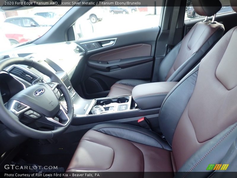 Front Seat of 2020 Edge Titanium AWD