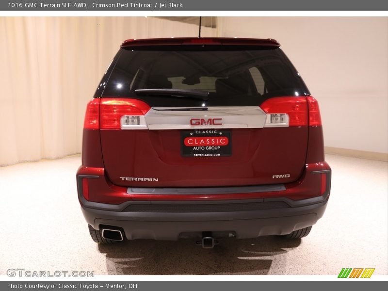 Crimson Red Tintcoat / Jet Black 2016 GMC Terrain SLE AWD