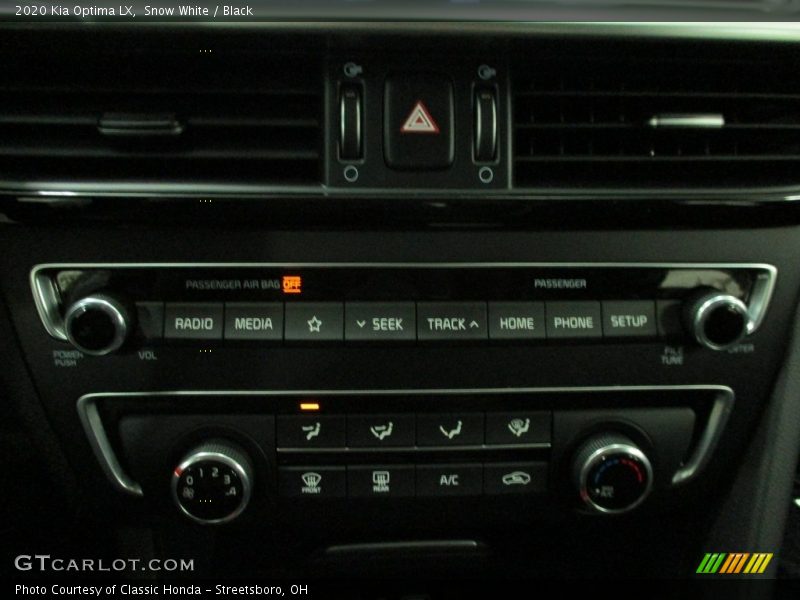 Snow White / Black 2020 Kia Optima LX