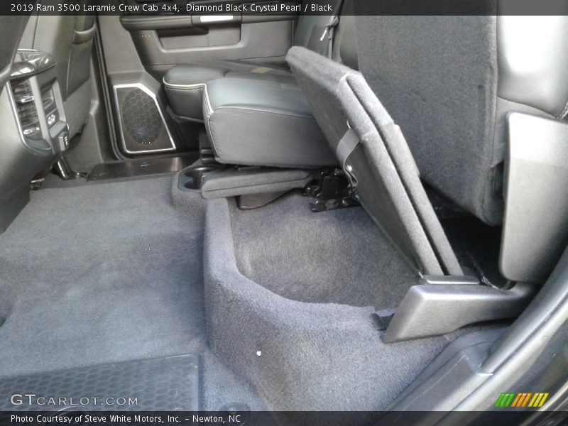 Rear Seat of 2019 3500 Laramie Crew Cab 4x4
