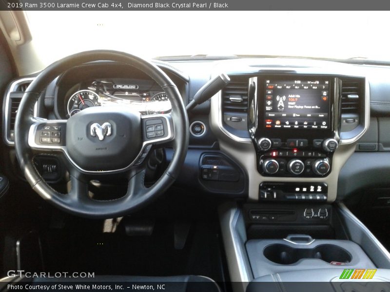 Dashboard of 2019 3500 Laramie Crew Cab 4x4