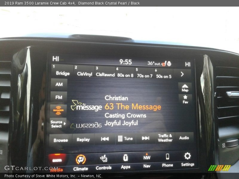 Diamond Black Crystal Pearl / Black 2019 Ram 3500 Laramie Crew Cab 4x4