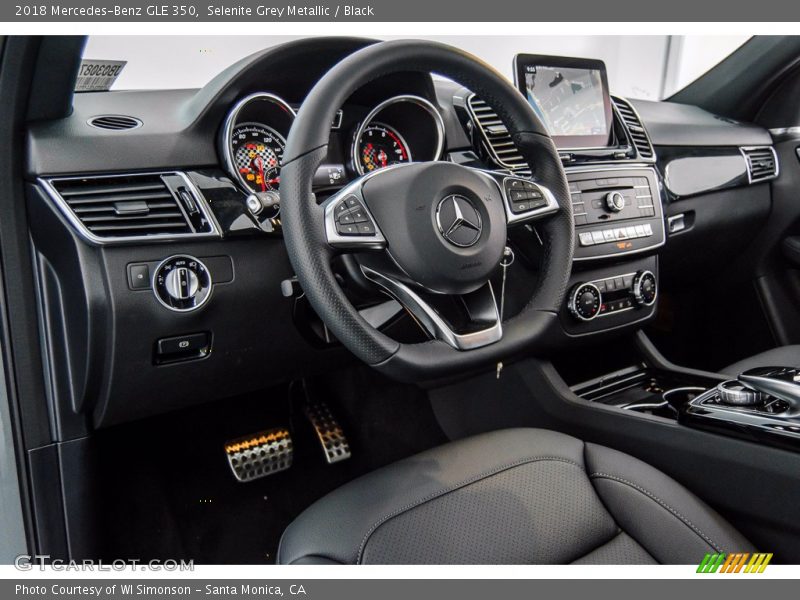 Selenite Grey Metallic / Black 2018 Mercedes-Benz GLE 350