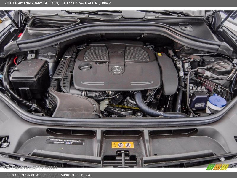 Selenite Grey Metallic / Black 2018 Mercedes-Benz GLE 350