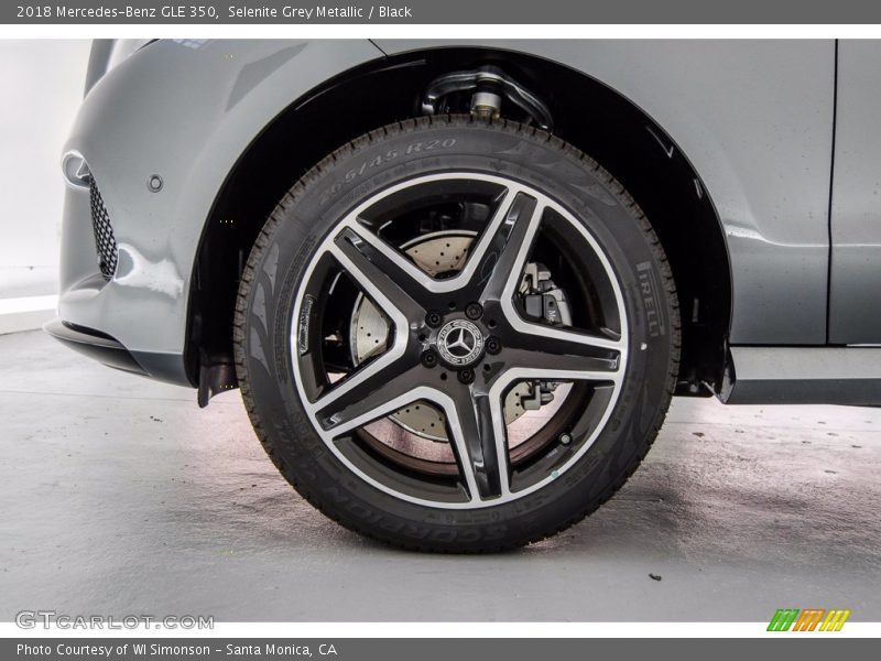 Selenite Grey Metallic / Black 2018 Mercedes-Benz GLE 350