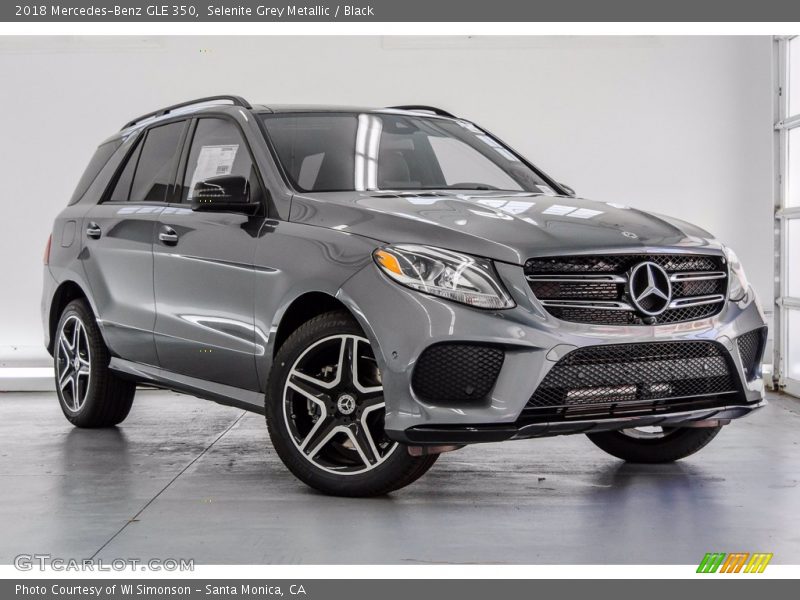 Selenite Grey Metallic / Black 2018 Mercedes-Benz GLE 350