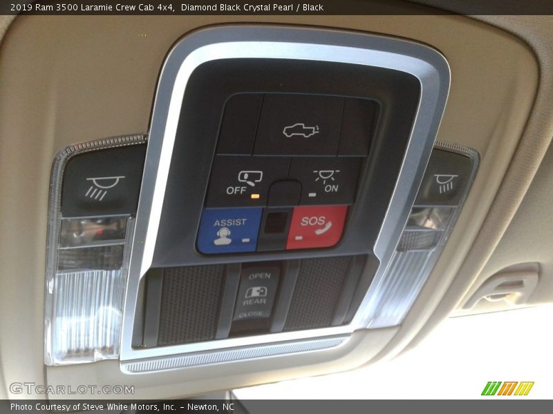 Diamond Black Crystal Pearl / Black 2019 Ram 3500 Laramie Crew Cab 4x4