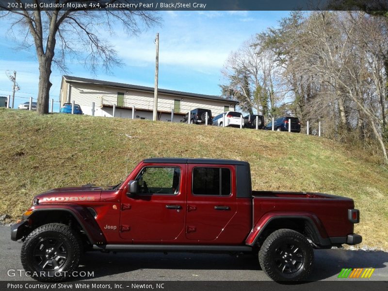 Snazzberry Pearl / Black/Steel Gray 2021 Jeep Gladiator Mojave 4x4
