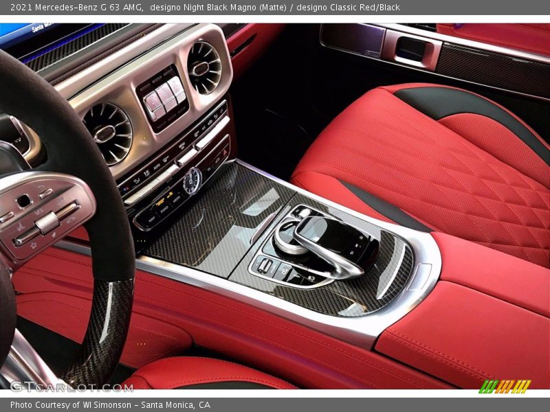designo Night Black Magno (Matte) / designo Classic Red/Black 2021 Mercedes-Benz G 63 AMG