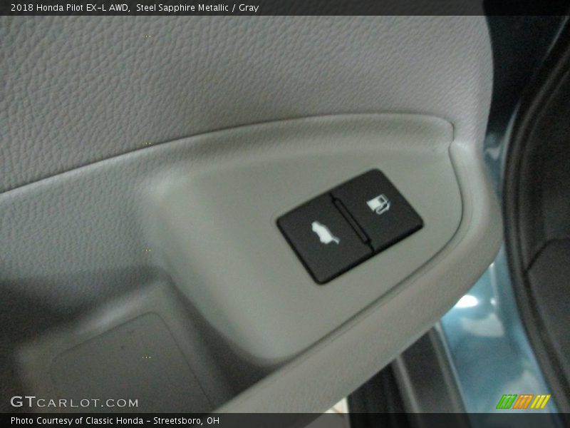 Steel Sapphire Metallic / Gray 2018 Honda Pilot EX-L AWD