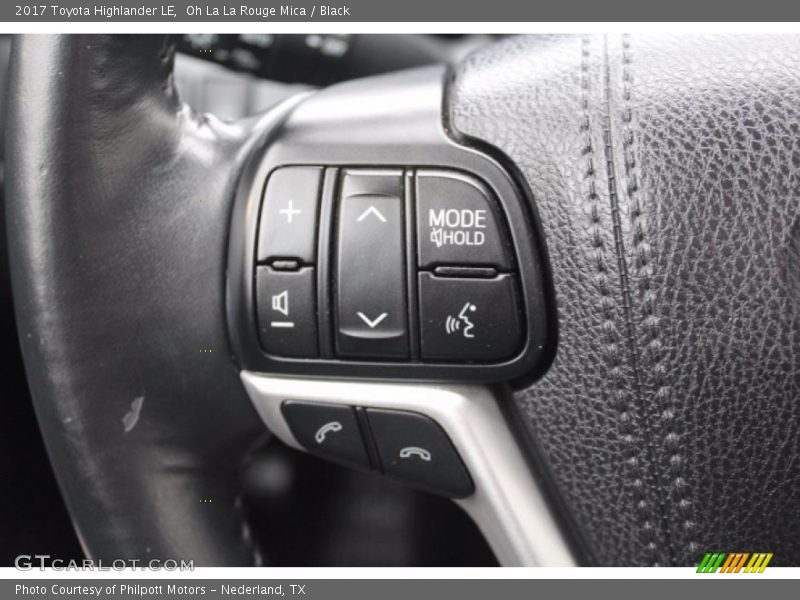  2017 Highlander LE Steering Wheel