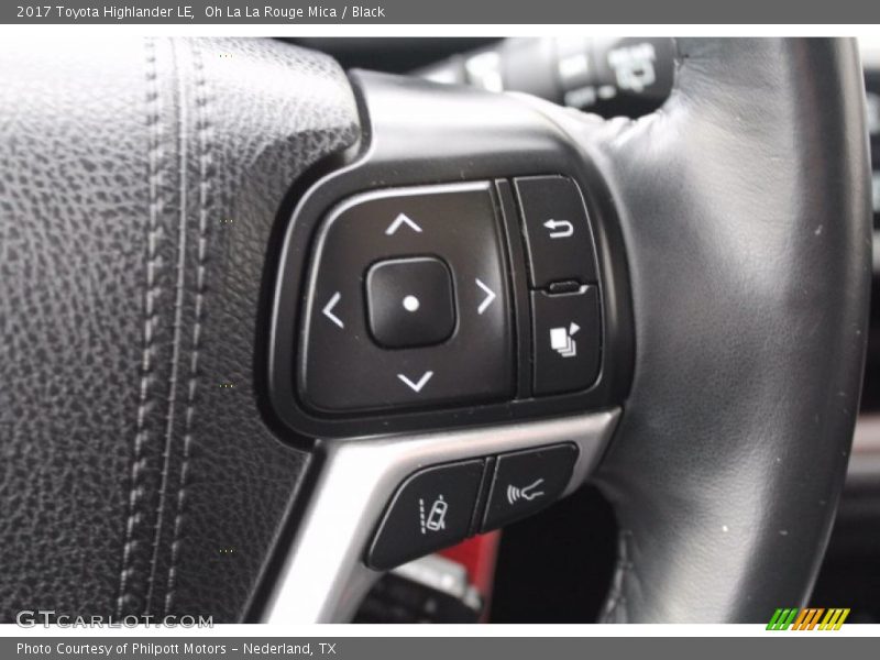  2017 Highlander LE Steering Wheel
