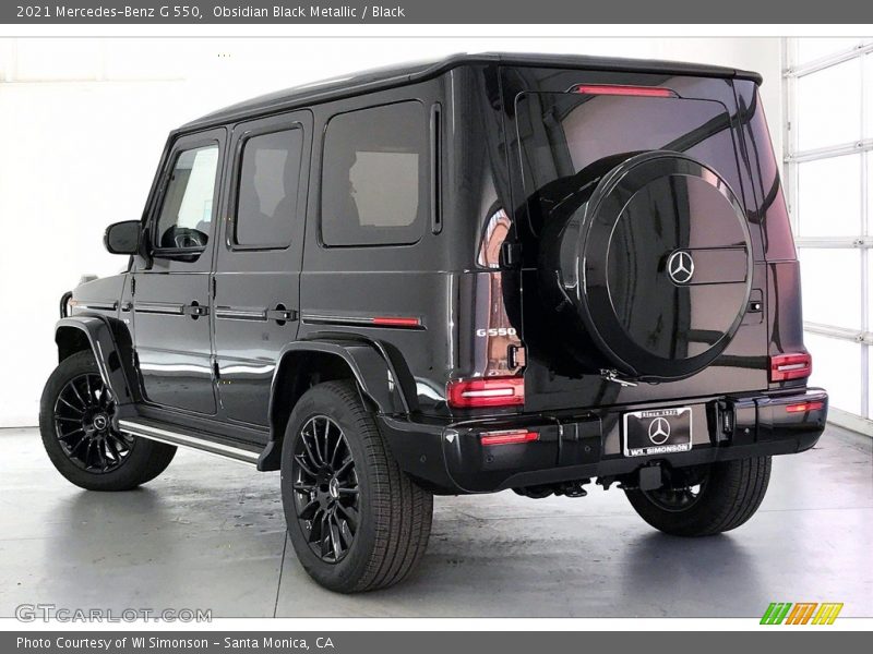 Obsidian Black Metallic / Black 2021 Mercedes-Benz G 550