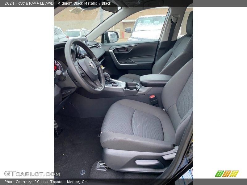 Midnight Black Metallic / Black 2021 Toyota RAV4 LE AWD