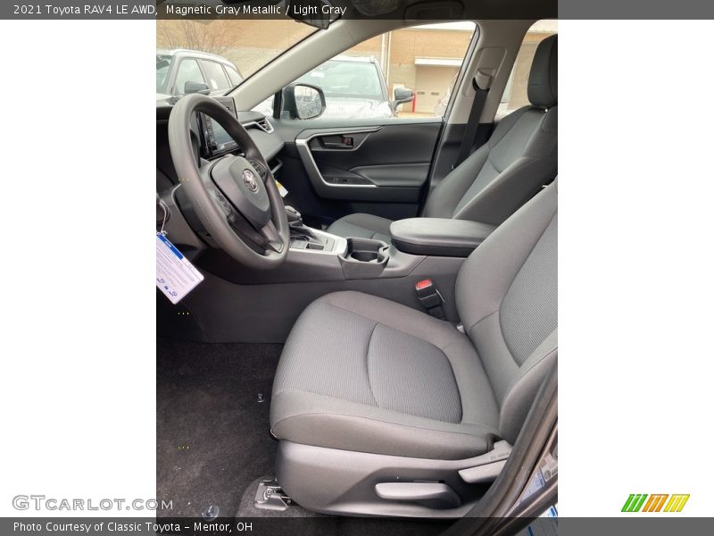 Magnetic Gray Metallic / Light Gray 2021 Toyota RAV4 LE AWD