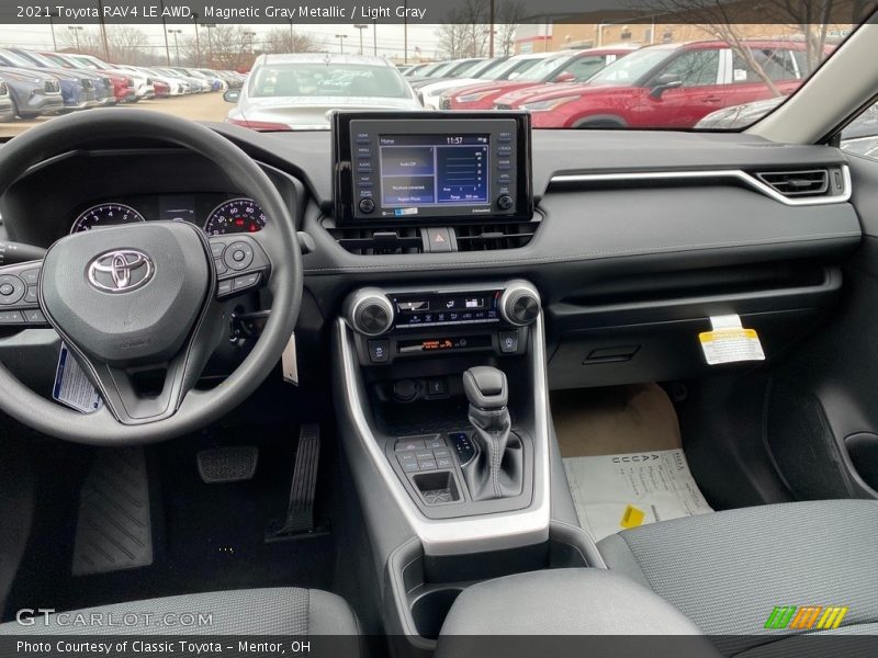 Magnetic Gray Metallic / Light Gray 2021 Toyota RAV4 LE AWD