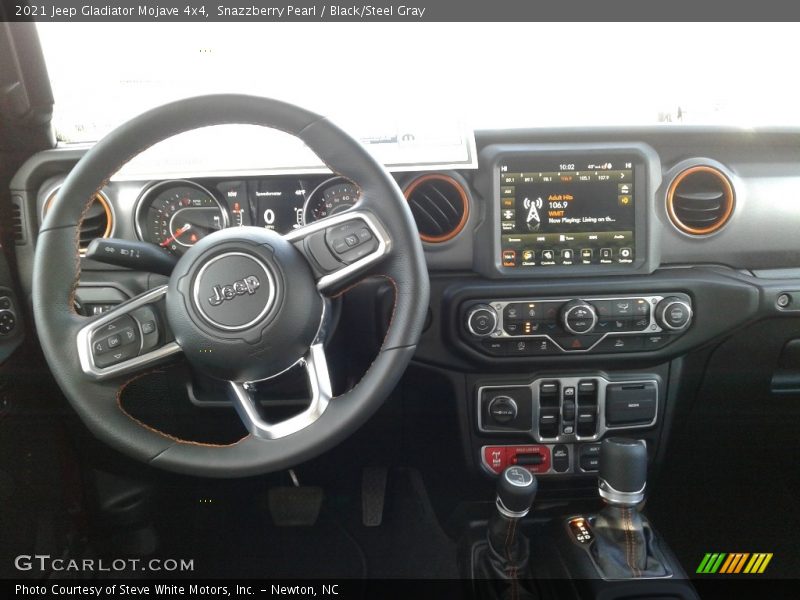 Snazzberry Pearl / Black/Steel Gray 2021 Jeep Gladiator Mojave 4x4