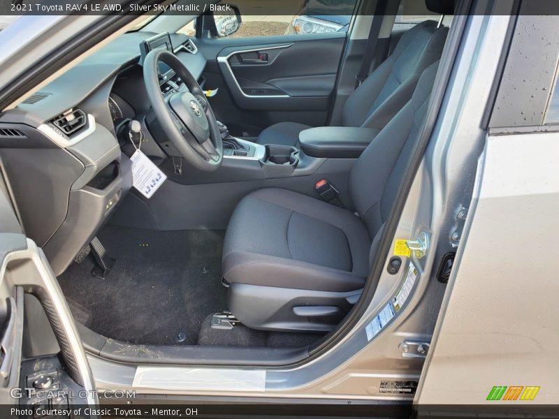 Silver Sky Metallic / Black 2021 Toyota RAV4 LE AWD