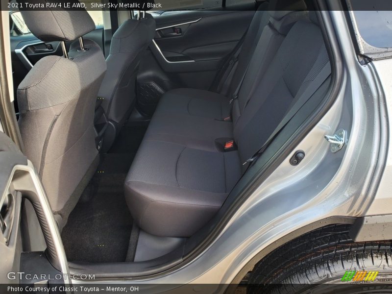 Silver Sky Metallic / Black 2021 Toyota RAV4 LE AWD