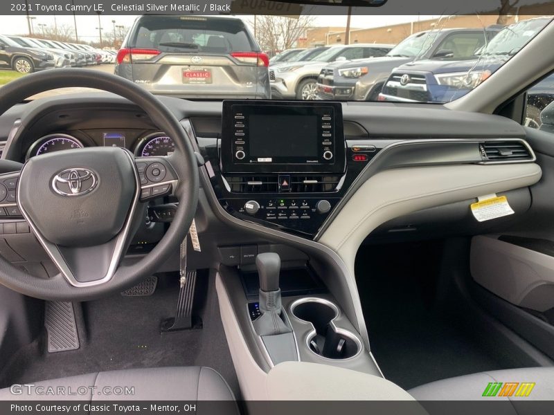Celestial Silver Metallic / Black 2021 Toyota Camry LE