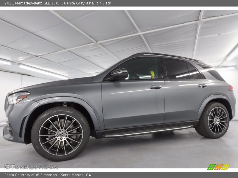 Selenite Grey Metallic / Black 2021 Mercedes-Benz GLE 350