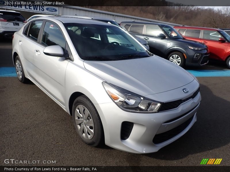 Silky Silver / Black 2020 Kia Rio LX