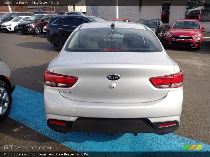Silky Silver / Black 2020 Kia Rio LX
