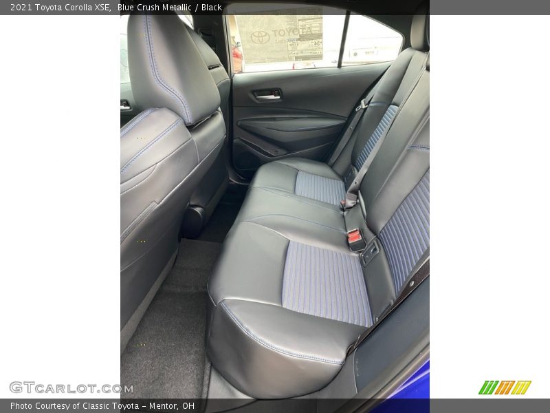 Blue Crush Metallic / Black 2021 Toyota Corolla XSE